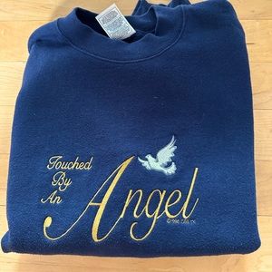VINTAGE CREWNECK SWEATSHIRT “TOUCHED BY AN ANGEL”